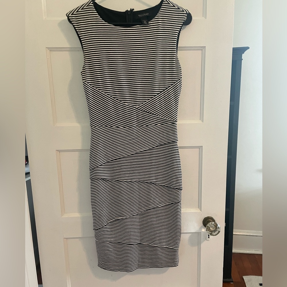 Black and White Strip dress